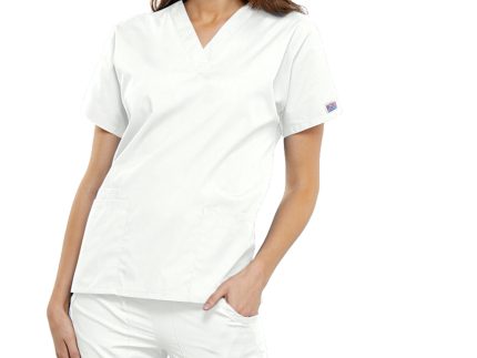 CASACCA SCOLLO A V CHEROKEE ORIGINALS - donna M - bianco
