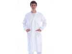 CAMICE BIANCO CON AUTOMATICI taglia S - cotone/poliestere - unisex