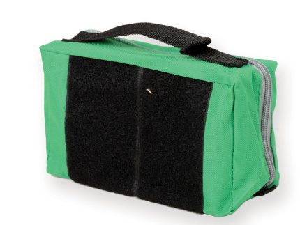BORSETTA E1 - rettangolare con finestra - verde