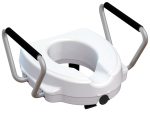 RIALZO WC con braccioli fissi - 12,5 cm