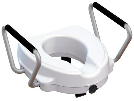 RIALZO WC con braccioli fissi - 12,5 cm