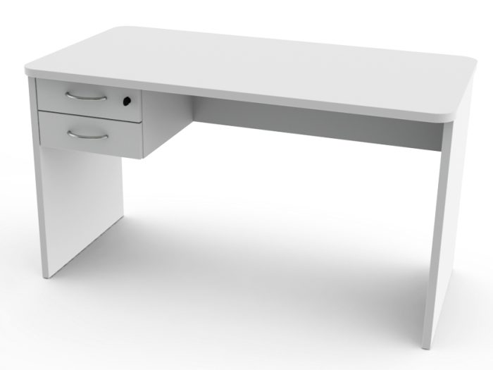 SCRIVANIA 120x70x h73 cm - con 2 cassetti e lati