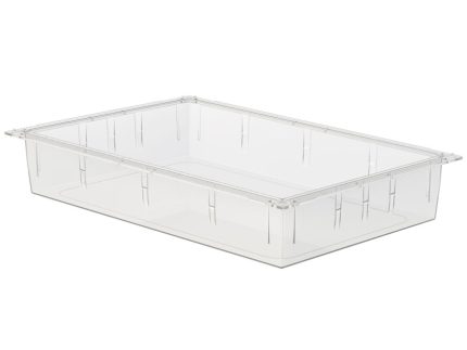 CASSETTO ISO PLASTICA chiuso - TRASPARENTE 600x400x100 mm