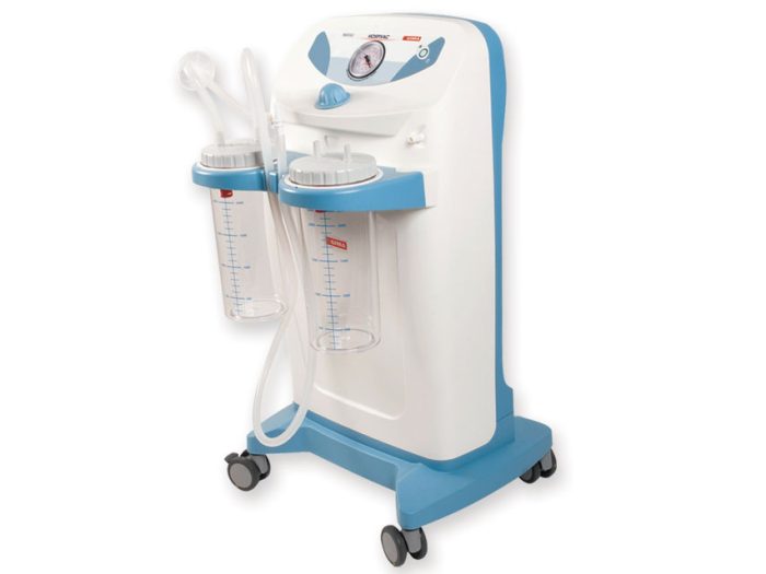 ASPIRATORE HOSPI PLUS 2 vasi da 4 litri + pedale