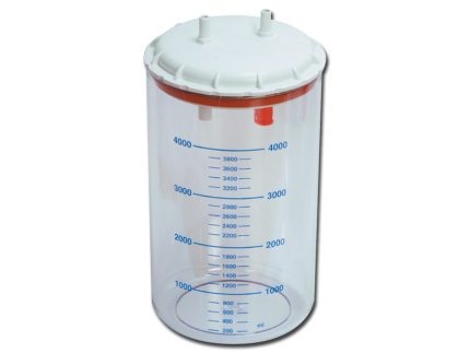 VASO 4 LITRI con coperchio - autoclavabile a 121°C