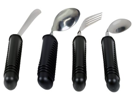 KIT POSATE MODELLABILE (forchetta, coltello, cucchiaio piccolo e grande)