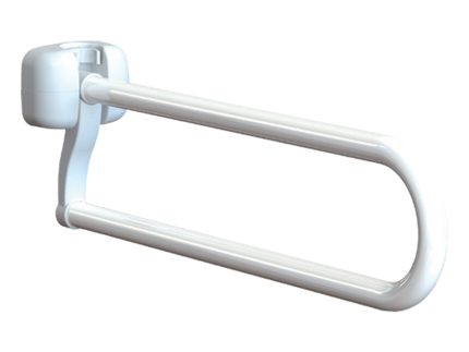 MANIGLIONE PIEGHEVOLE AD "U" IN ACCIAIO RIVESTITO - 70 cm