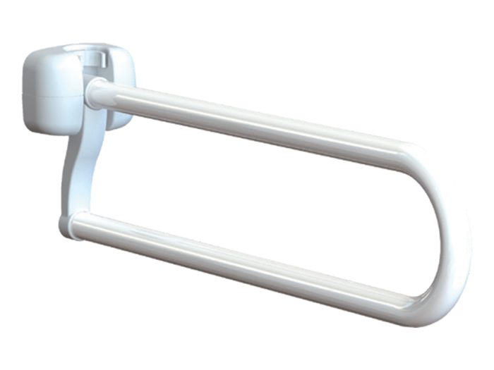 MANIGLIONE PIEGHEVOLE AD "U" IN ACCIAIO RIVESTITO - 70 cm