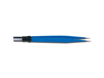 PINZA BIPOLARE RETTA 15cm punte rette 0,5 mm