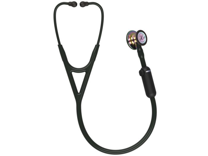 3M LITTMANN STETOSCOPIO CORE DIGITAL - 8572 - nero - finiture arcobaleno brillanti