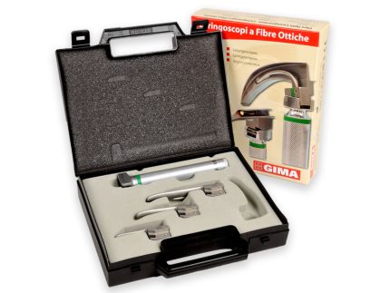 SET LARINGO "MAXLITE" F.O. PEDIATRICO 3 LAME MILLER 00,0,1 - 2,5V
