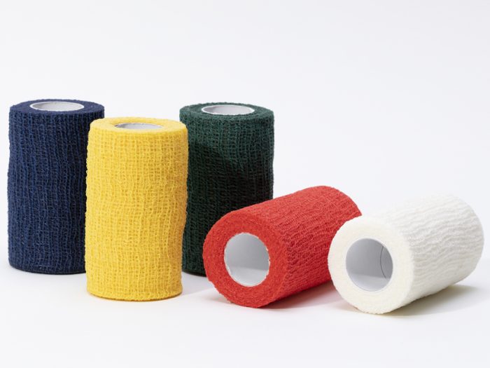 BENDA ELASTICA COESIVA 4mx8cm colori misti