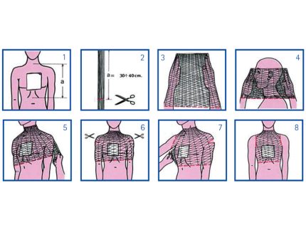 RETE TUBOLARE ELASTICA - calibro 9 per spalle, corpo e schiena