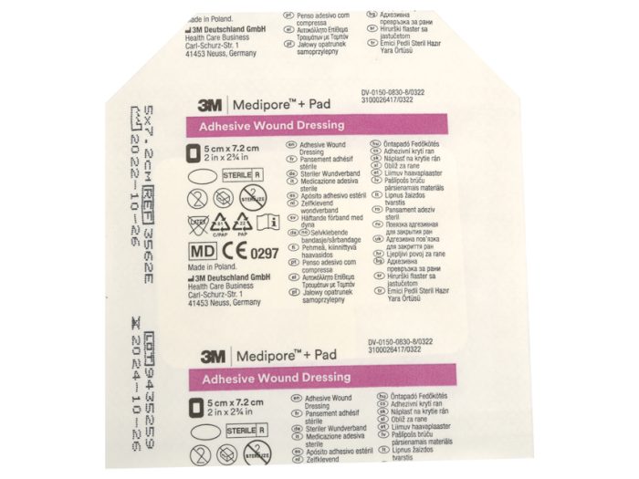 MEDIPORE 3M + PAD 5 x 7 cm