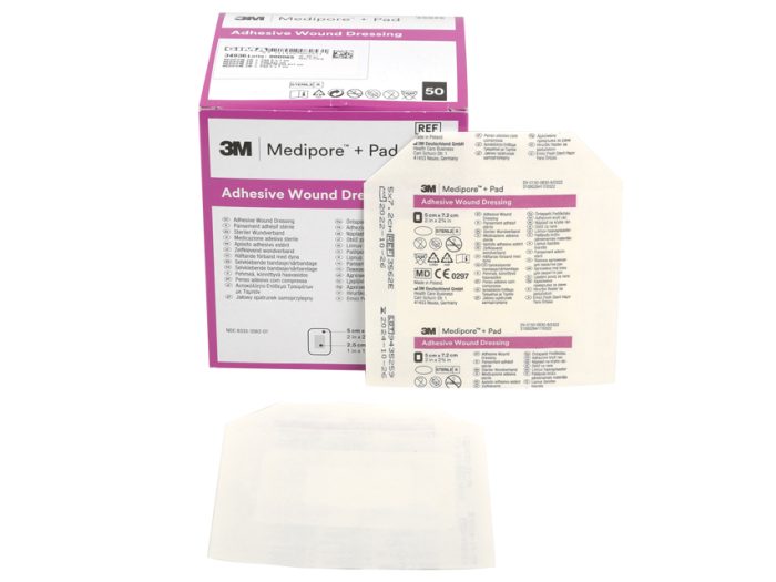 MEDIPORE 3M + PAD 5 x 7 cm