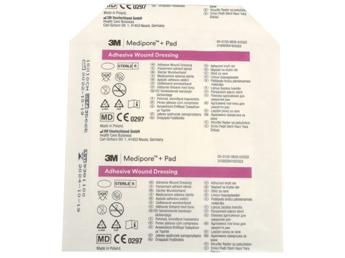 MEDIPORE 3M e PAD 10 x 10 cm
