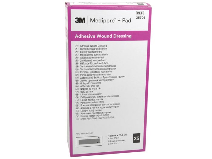MEDIPORE 3M + PAD 10 x 20 cm