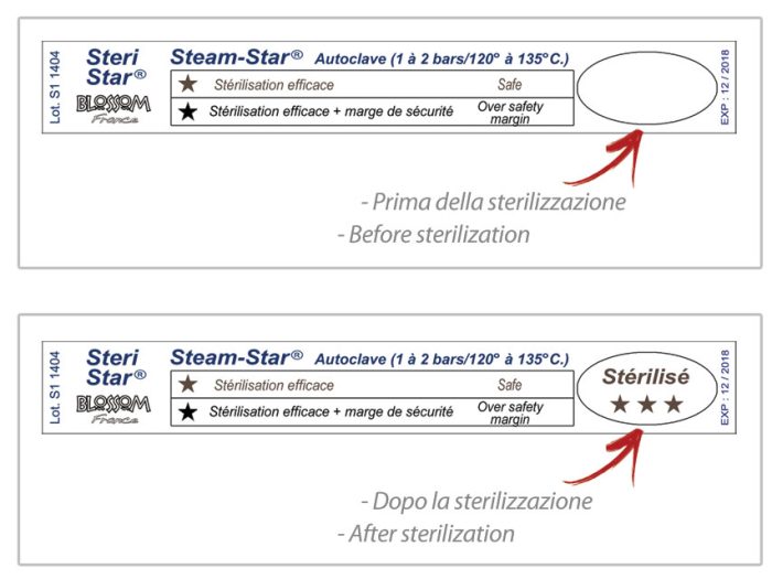 TEST AUTOCLAVE STEAM STAR