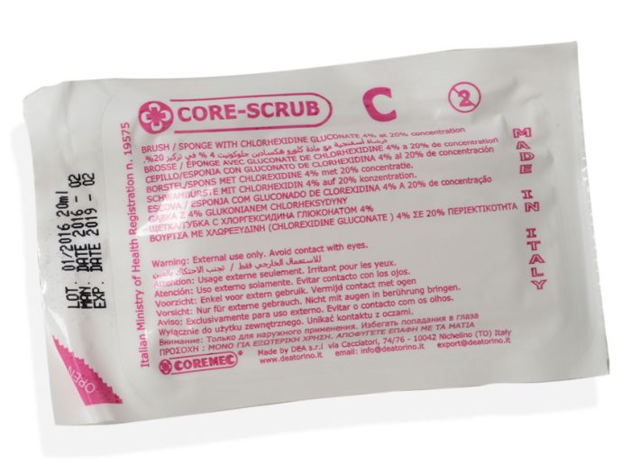 KIT SPAZZOLA CLOREXIDINA - pack multilingue
