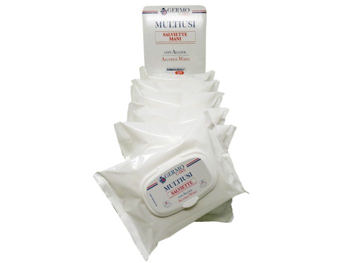 SALVIETTINE MULTIUSI PER MANI - flowpack da 20