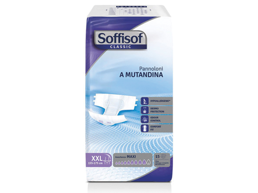 PANNOLONI SOFFISOF CLASSIC XX-large - incontinenza forte