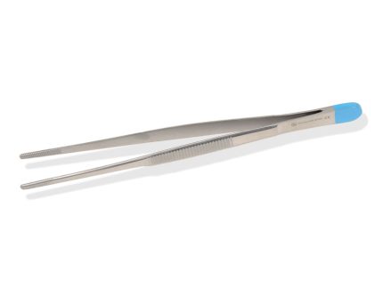 PINZA MEDICAZIONE ANATOMICA STERILE - retta - 13 cm