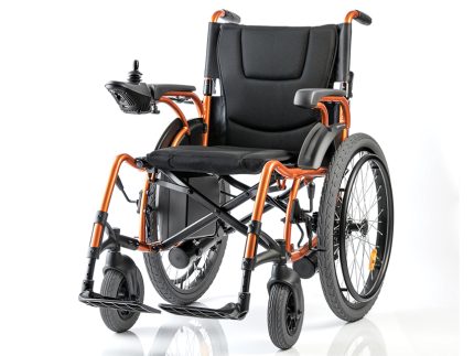 CARROZZINA ELETTRICA - ruote posteriori 24" con corrimano