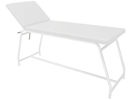 LETTINO DA VISITA materasso bianco - portata 120 kg, verniciato bianco