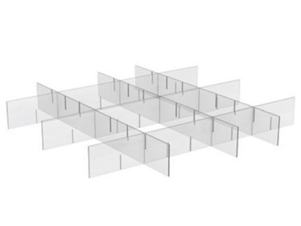 KIT PARTIZIONI CASSETTI per compact h2/h3