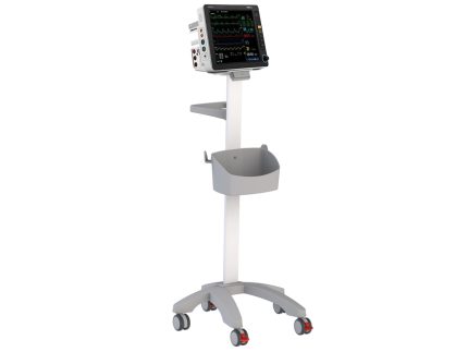CARRELLO PER MONITOR PAZIENTE - richiede piastra adattatrice