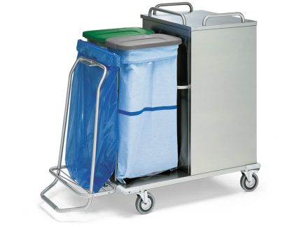 CARRELLO LAVANDERIA CHIUSO - acciaio INOX