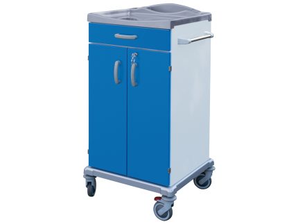 CARRELLO BIANCHERIA PULITA 2 ANTE+CASSETTO - piccolo
