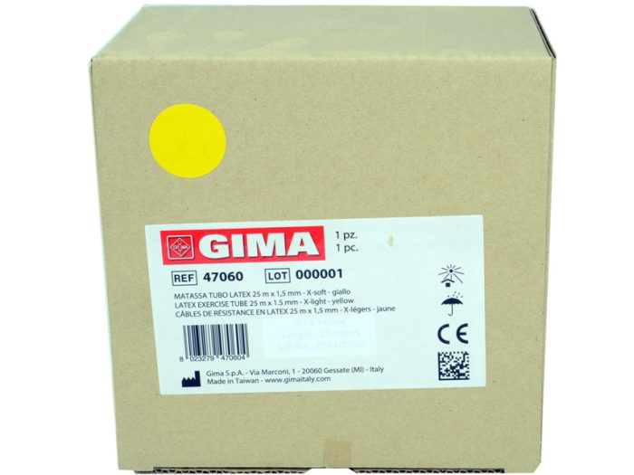 MATASSA TUBO LATEX 25 m x 1,5 mm - X-soft - giallo