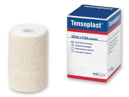 BENDA ELASTICA ADESIVA TENSOPLAST 4,5 m x 10 cm