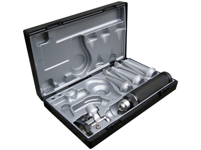 SET OTOSCOPIO VETERINARIO RIESTER HL 2,5V manico AA - 3853